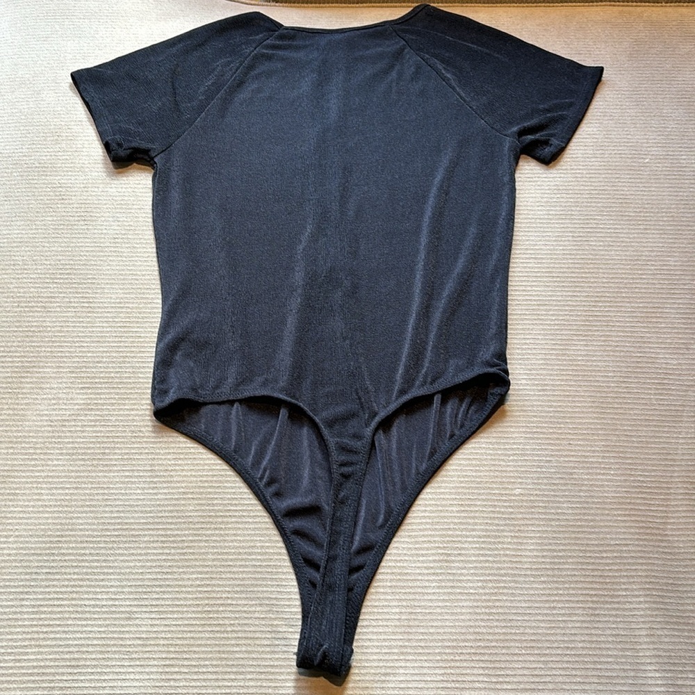 Wild Fable Black Bodysuit with Cutouts - size M - Picture 5 of 5